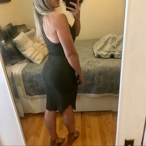 Olive Midi Dress Size Small